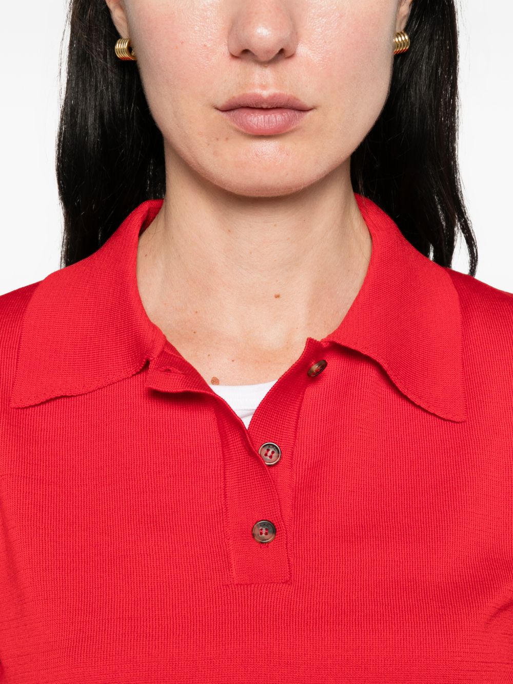 Polo amaniche corte in rosso A.P.C. - donna 