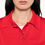 Polo amaniche corte in rosso A.P.C. - donna 