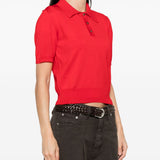 Polo amaniche corte in rosso A.P.C. - donna 
