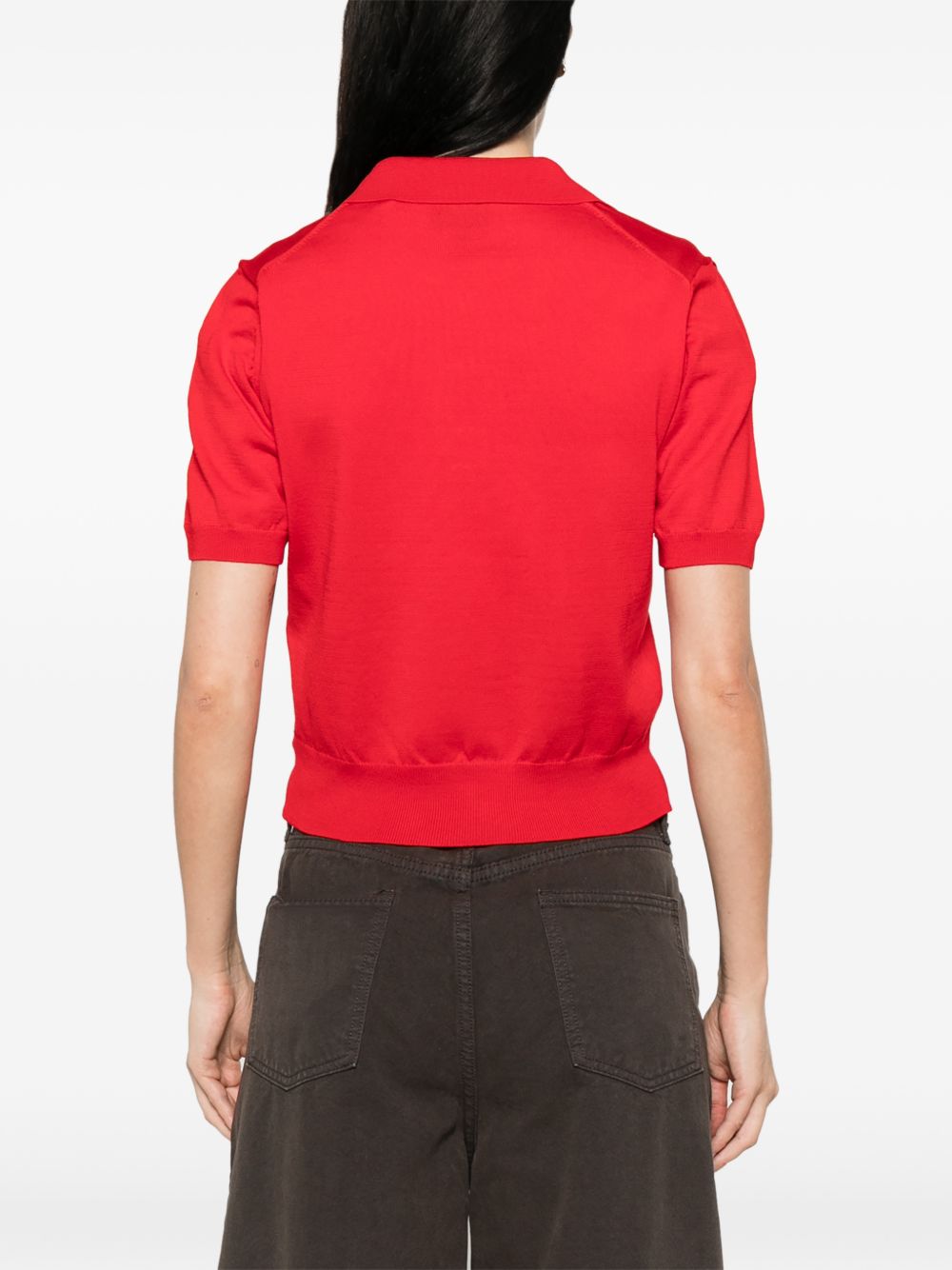 Polo amaniche corte in rosso A.P.C. - donna 