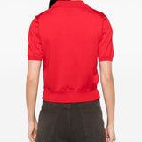 Polo amaniche corte in rosso A.P.C. - donna 