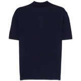 Polo con tasca sul petto in blu A.P.C. - uomo 