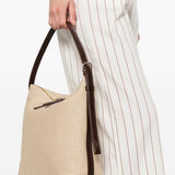 BORSA A SPALLA VERA IN BEIGE A.P.C. - DONNA 
