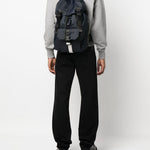 Zaino con logo e toppa treck in blu A.P.C. - uomo 
