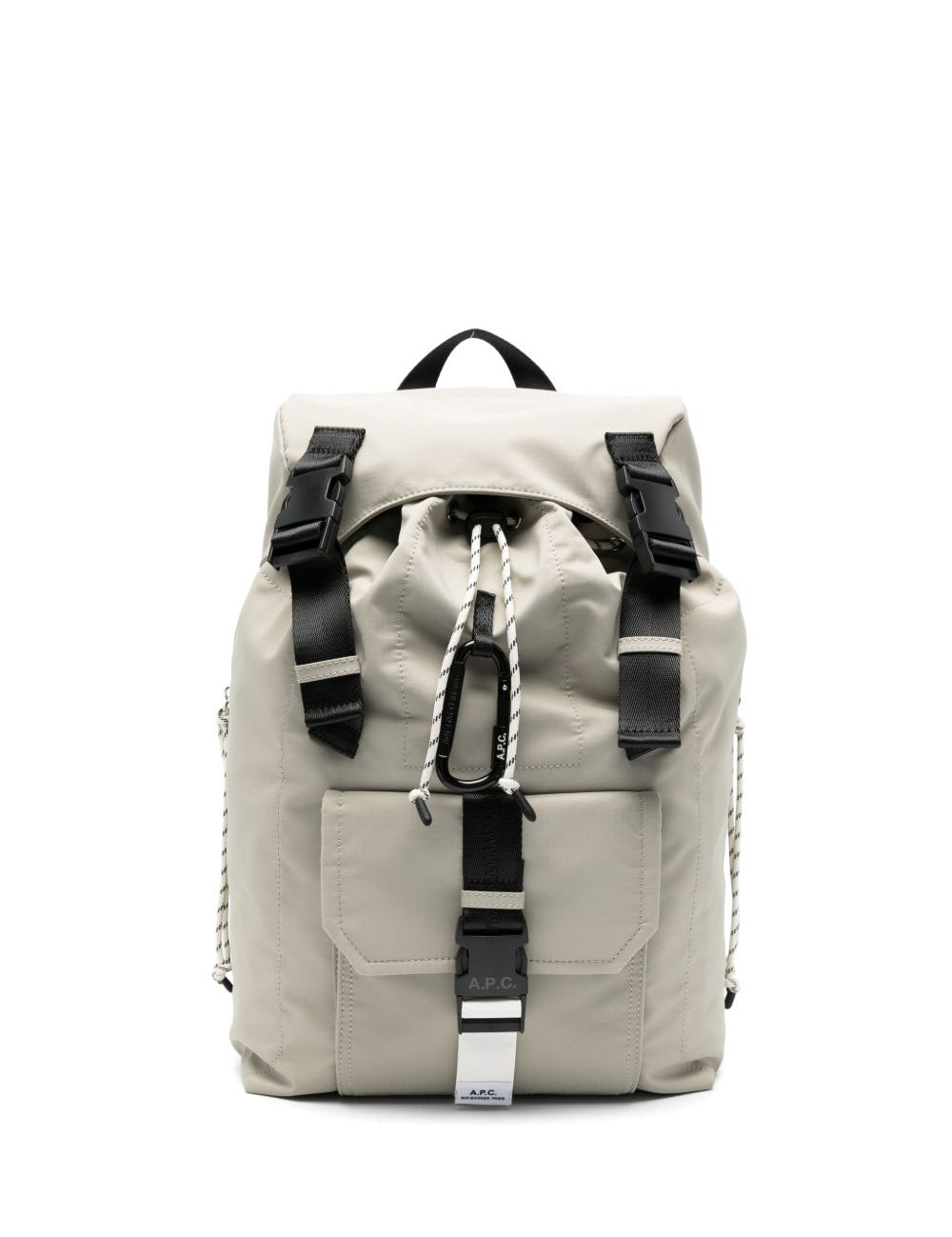 Zaino con fibbia in beige A.P.C. - uomo 