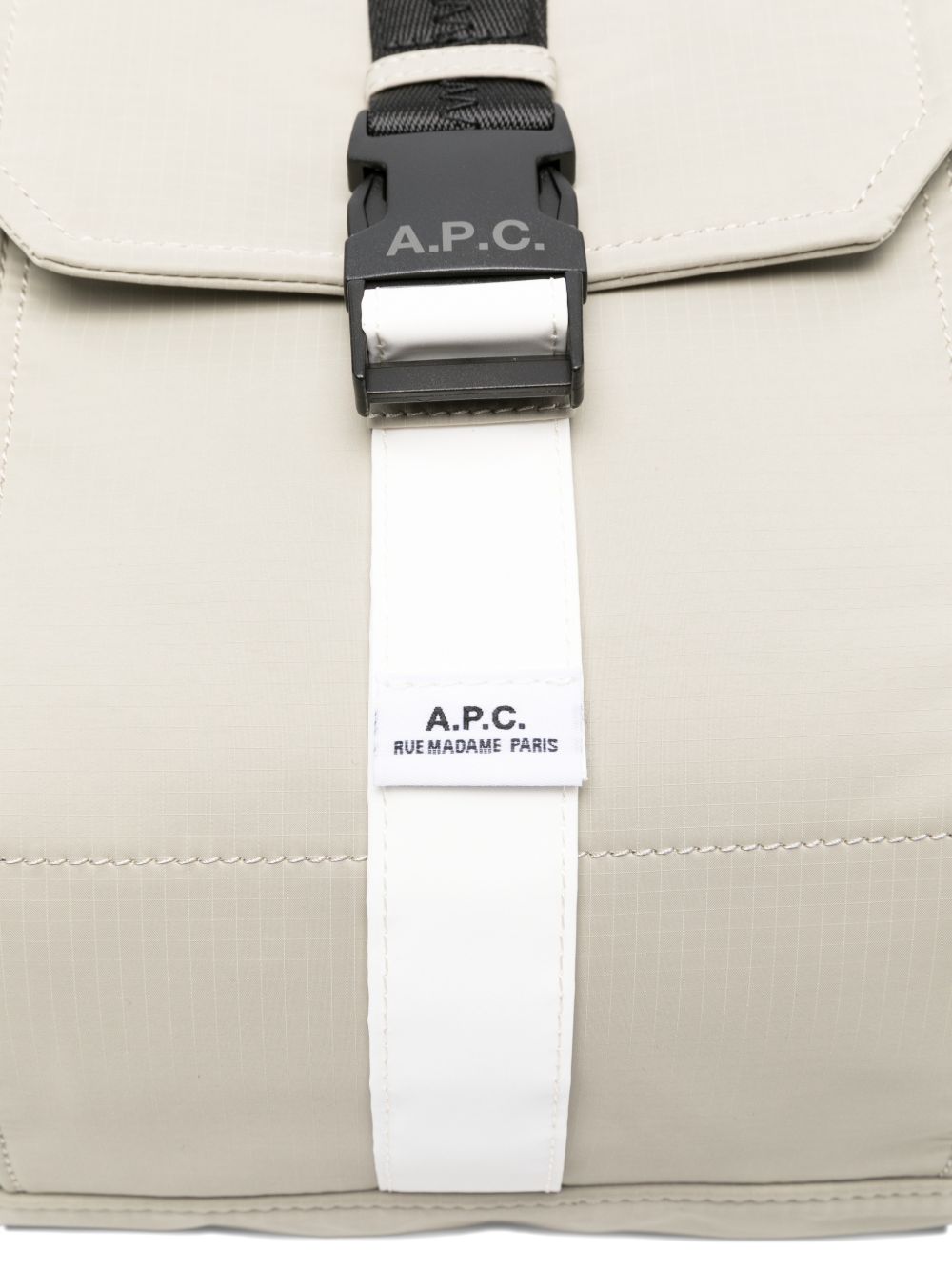 Zaino con fibbia in beige A.P.C. - uomo 