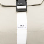 Zaino con fibbia in beige A.P.C. - uomo 