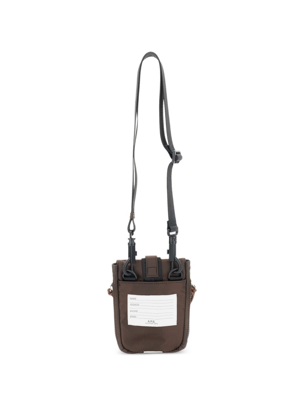 Borsa a tracolla Messenger in marrone A.P.C. - unisex 