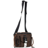 Borsa a tracolla con applicazione logo in marrone A.P.C. - unisex 