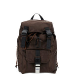 Zaino con fibbia e logo in marrone A.P.C. - uomo 