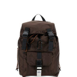 Zaino con fibbia e logo in marrone A.P.C. - uomo 