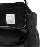 Borsone con logo in nero A.P.C. - unisex 