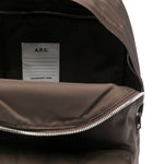 Zaino con zip in marrone A.P.C. - uomo 