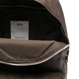 Zaino con zip in marrone A.P.C. - uomo 
