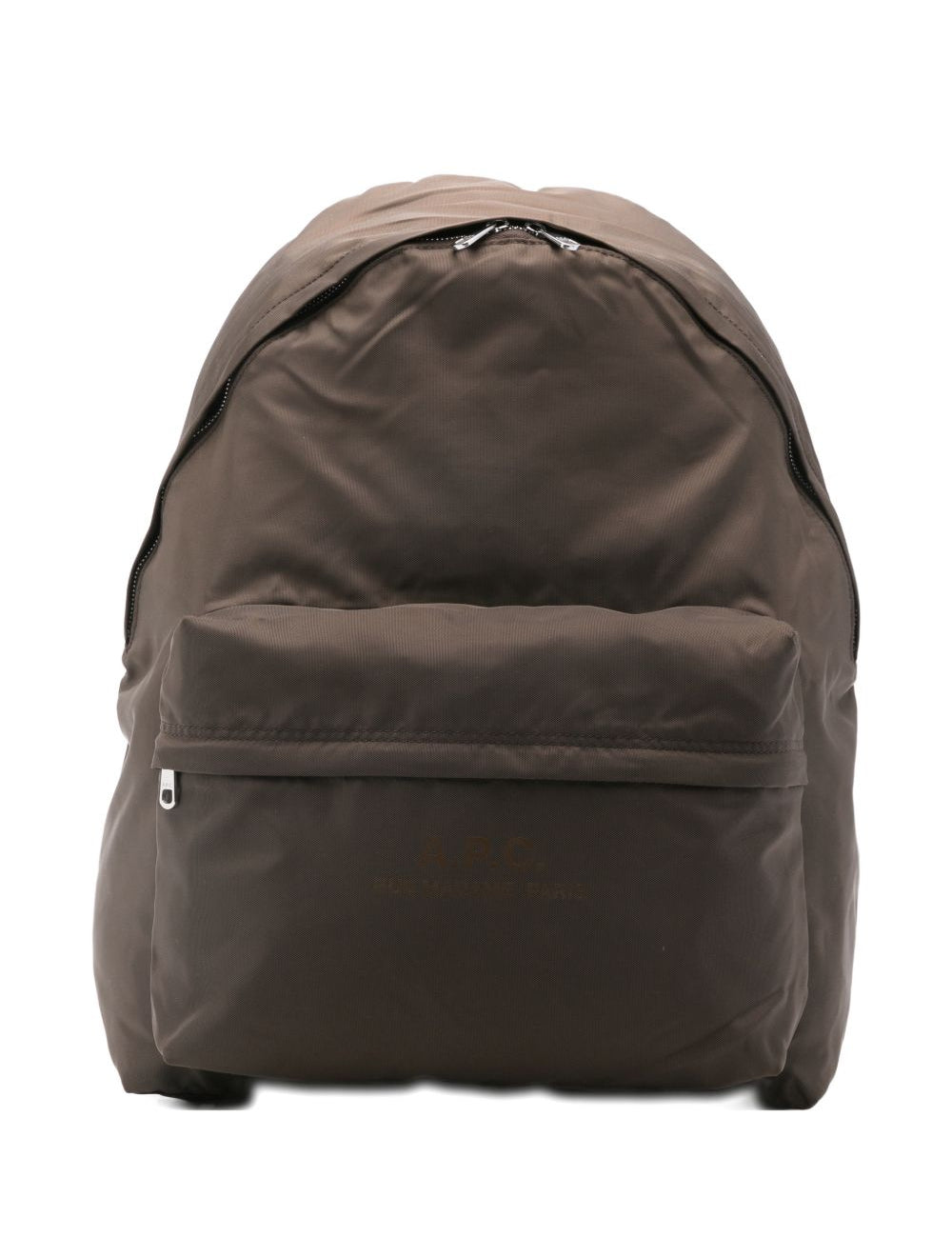 Zaino con zip in marrone A.P.C. - uomo 