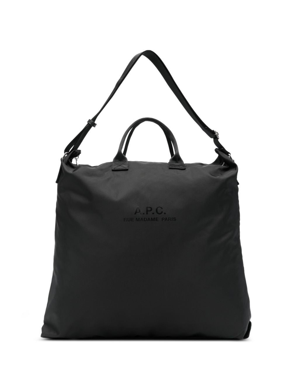 Borsa tote messenger in nero A.P.C. - uomo 