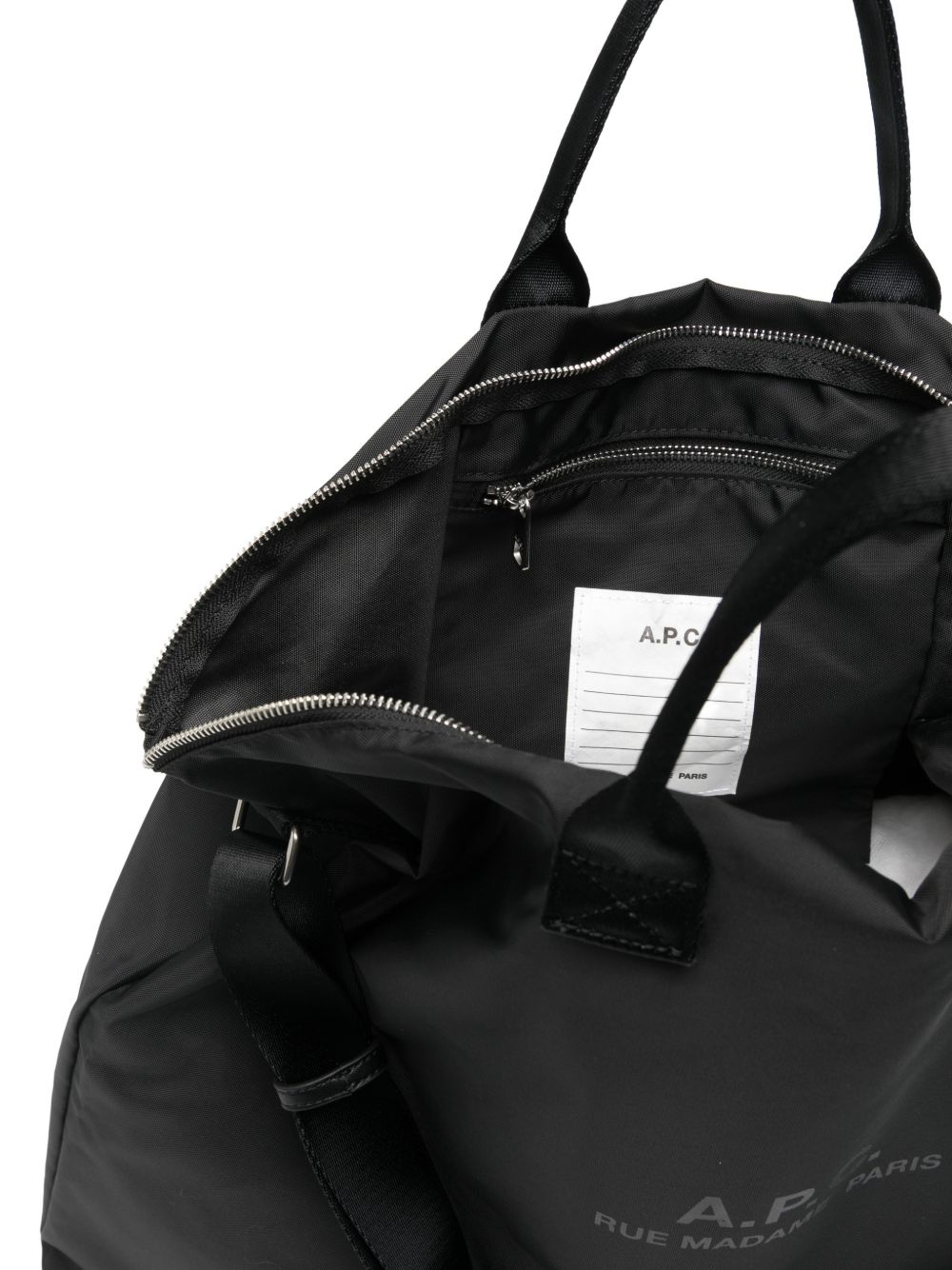 Borsa tote messenger in nero A.P.C. - uomo 