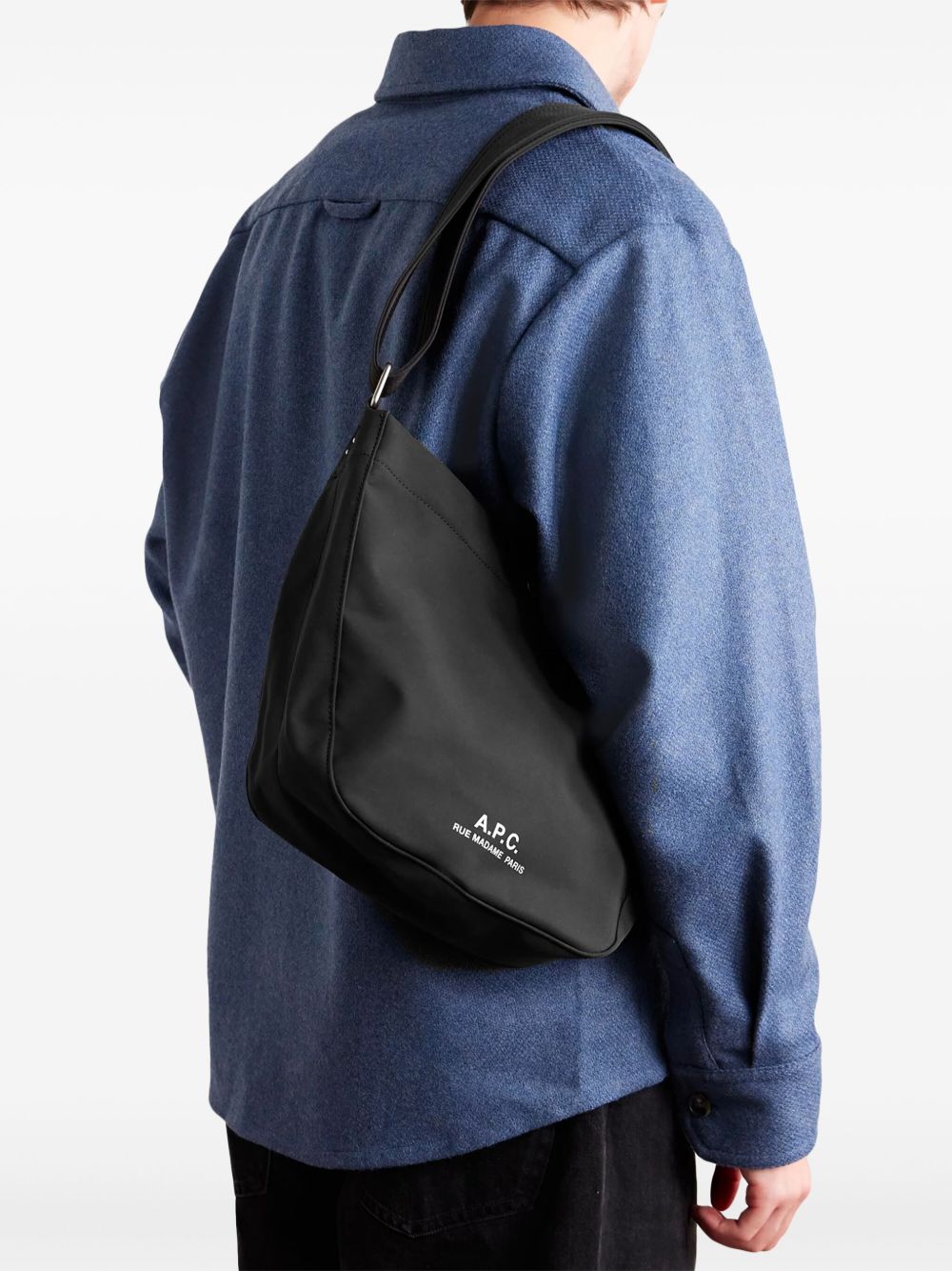 Borsa a spalla journal in nero A.P.C. - uomo 
