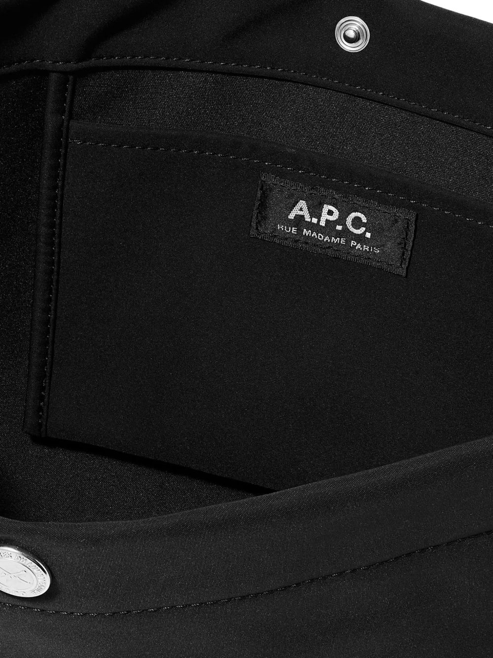 Borsa a spalla journal in nero A.P.C. - uomo 