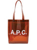Borsa tote con logo caramello A.P.C. - donna