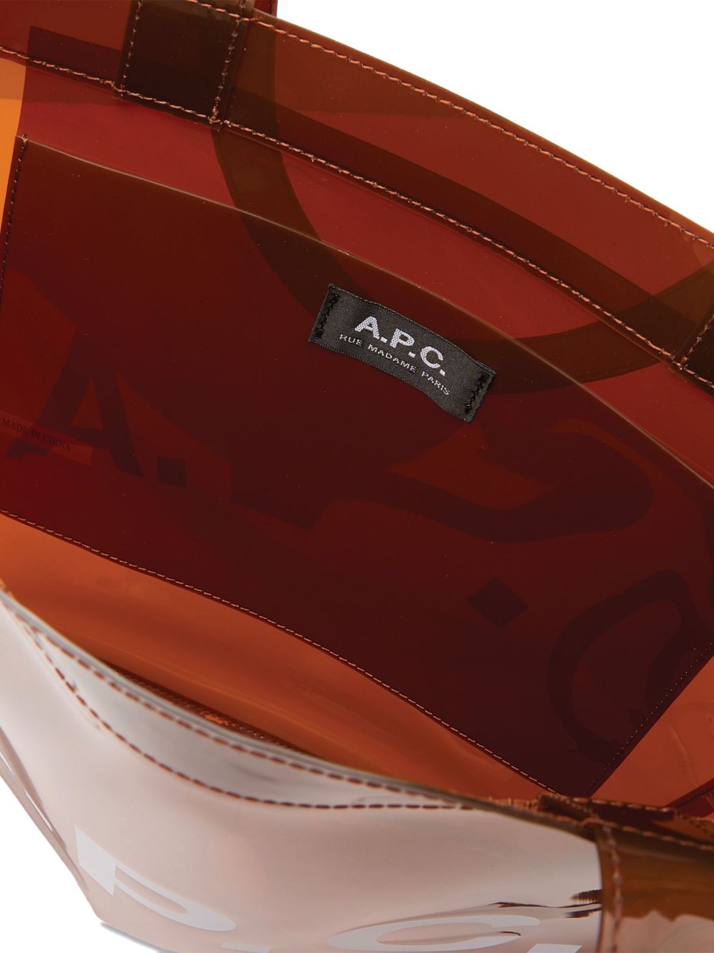 Borsa tote con logo caramello A.P.C. - donna 