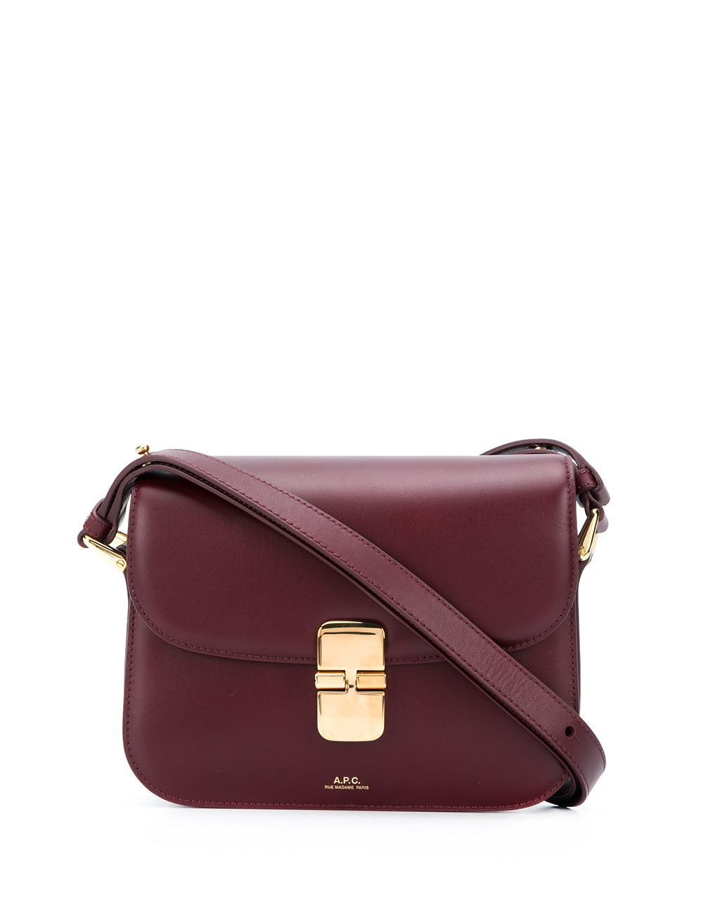 Borsa Grace small in bordeaux A.P.C. - donna 