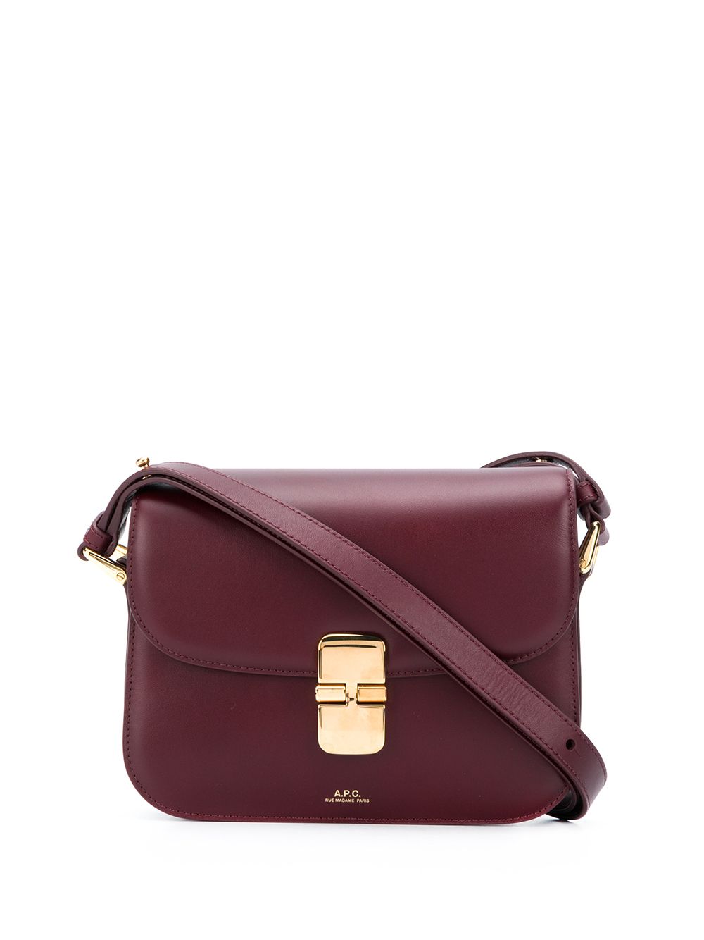 Borsa Grace small in bordeaux A.P.C. - donna 