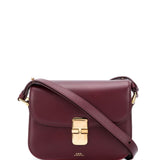 Borsa Grace small in bordeaux A.P.C. - donna 