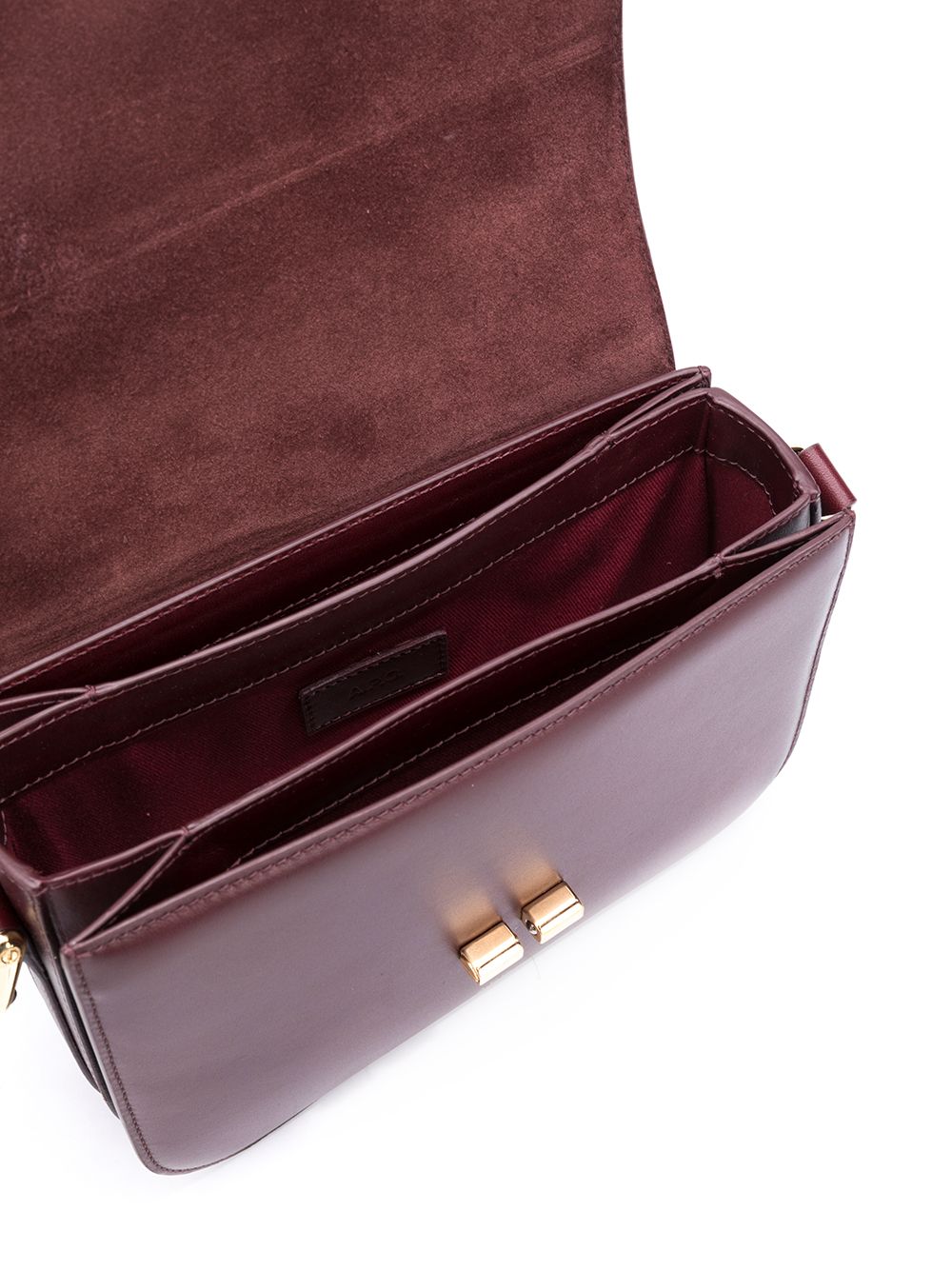Borsa Grace small in bordeaux A.P.C. - donna 