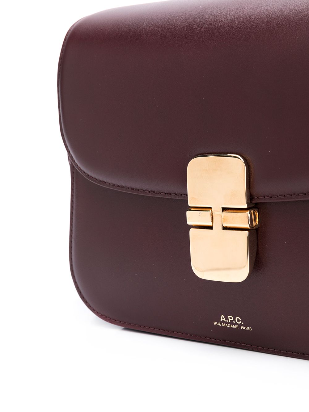 Borsa Grace small in bordeaux A.P.C. - donna 