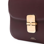 Borsa Grace small in bordeaux A.P.C. - donna 