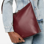 Borsa a spalla Vera in bordeaux A.P.C. - donna 