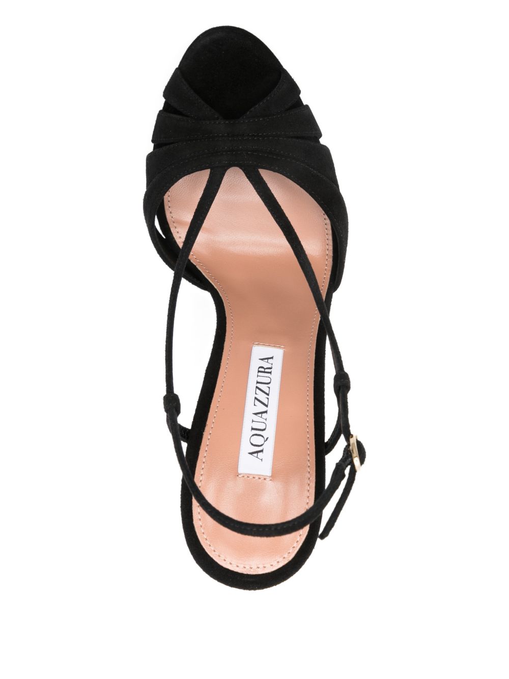 Sandali a tacco alto aimée in nero Aquazzura - donna 
