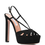 Sandali a tacco alto aimée in nero Aquazzura - donna 