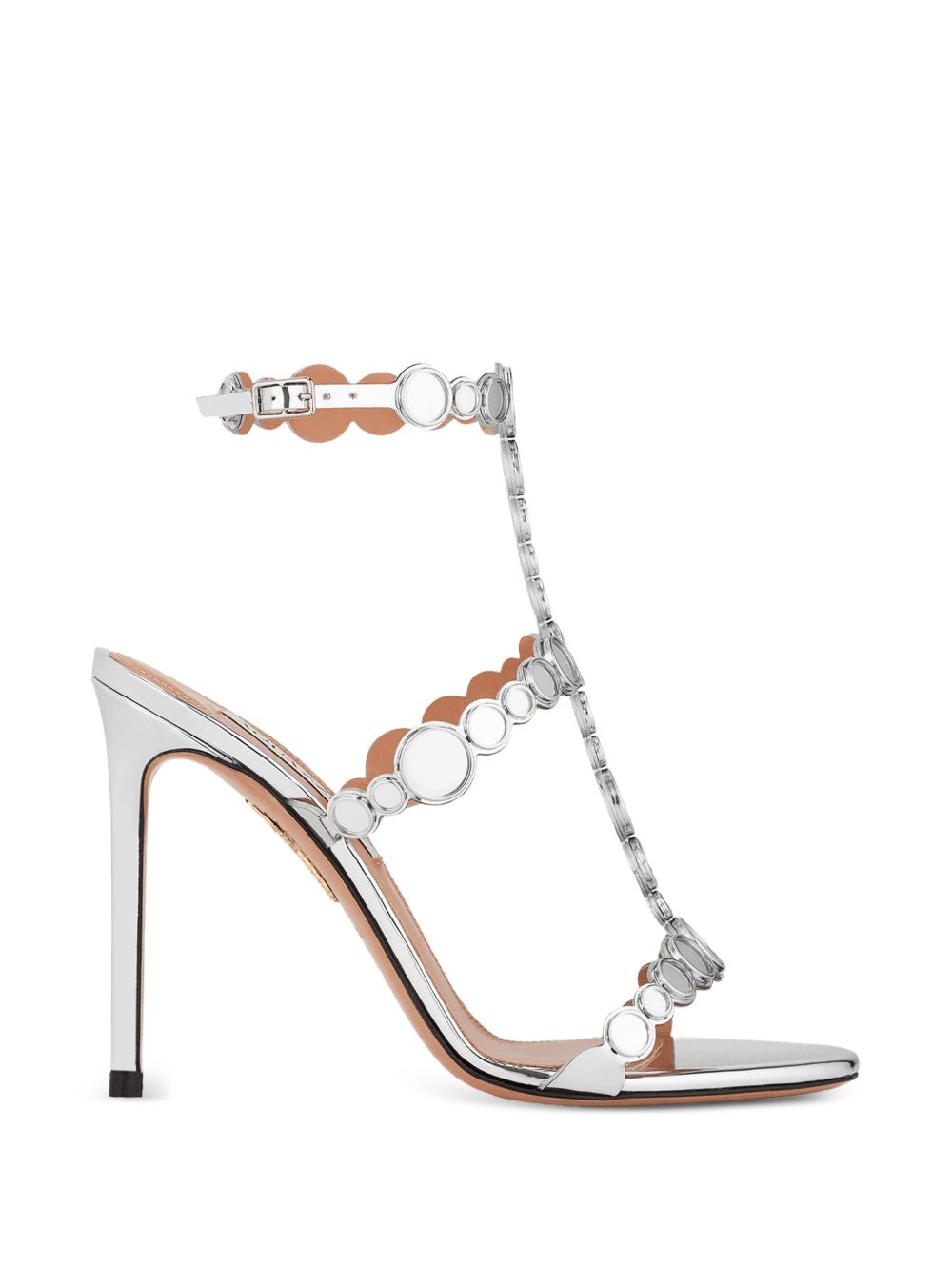 Sandali afterglow in argento Aquazzura - donna 