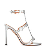 Sandali afterglow in argento Aquazzura - donna 