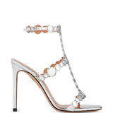 Sandali afterglow in argento Aquazzura - donna 