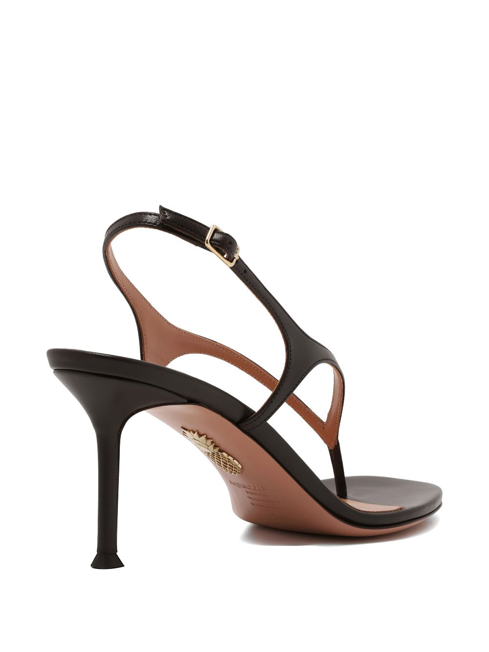 Sandali bikini thong in marrone Aquazzura - donna 