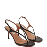 Sandali bikini thong in marrone Aquazzura - donna 