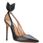 Décolleté con tacco alto deneuve in nero Aquazzura - donna 