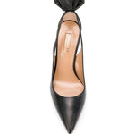 Décolleté con tacco alto deneuve in nero Aquazzura - donna 