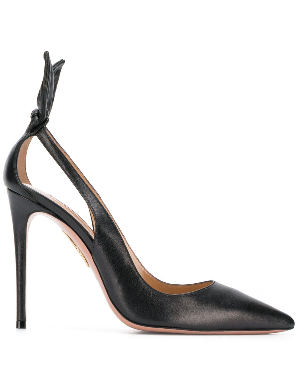 Décolleté con tacco alto deneuve in nero Aquazzura - donna 