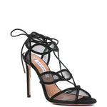 Sandali a tacco alto fatal in nero Aquazzura - donna 