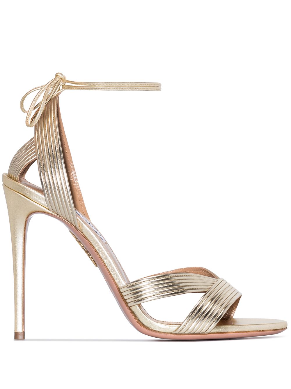 Sandali ari in oro Aquazzura - donna 