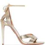 Sandali ari in oro Aquazzura - donna 