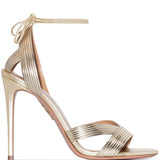 Sandali ari in oro Aquazzura - donna 