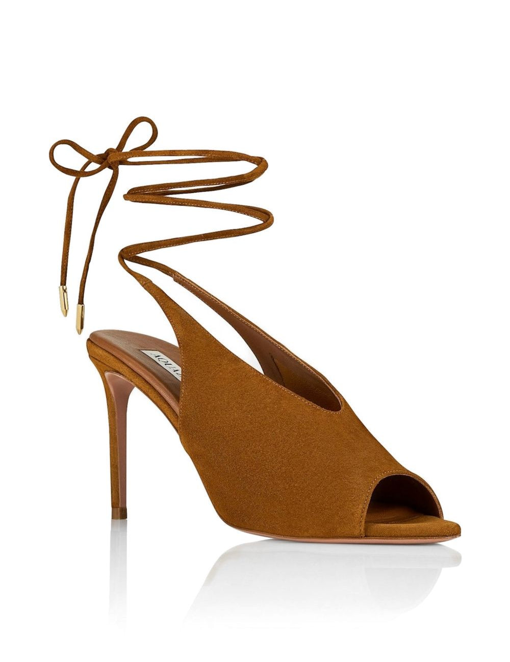 Sandali lais in marrone in marrone Aquazzura - donna 