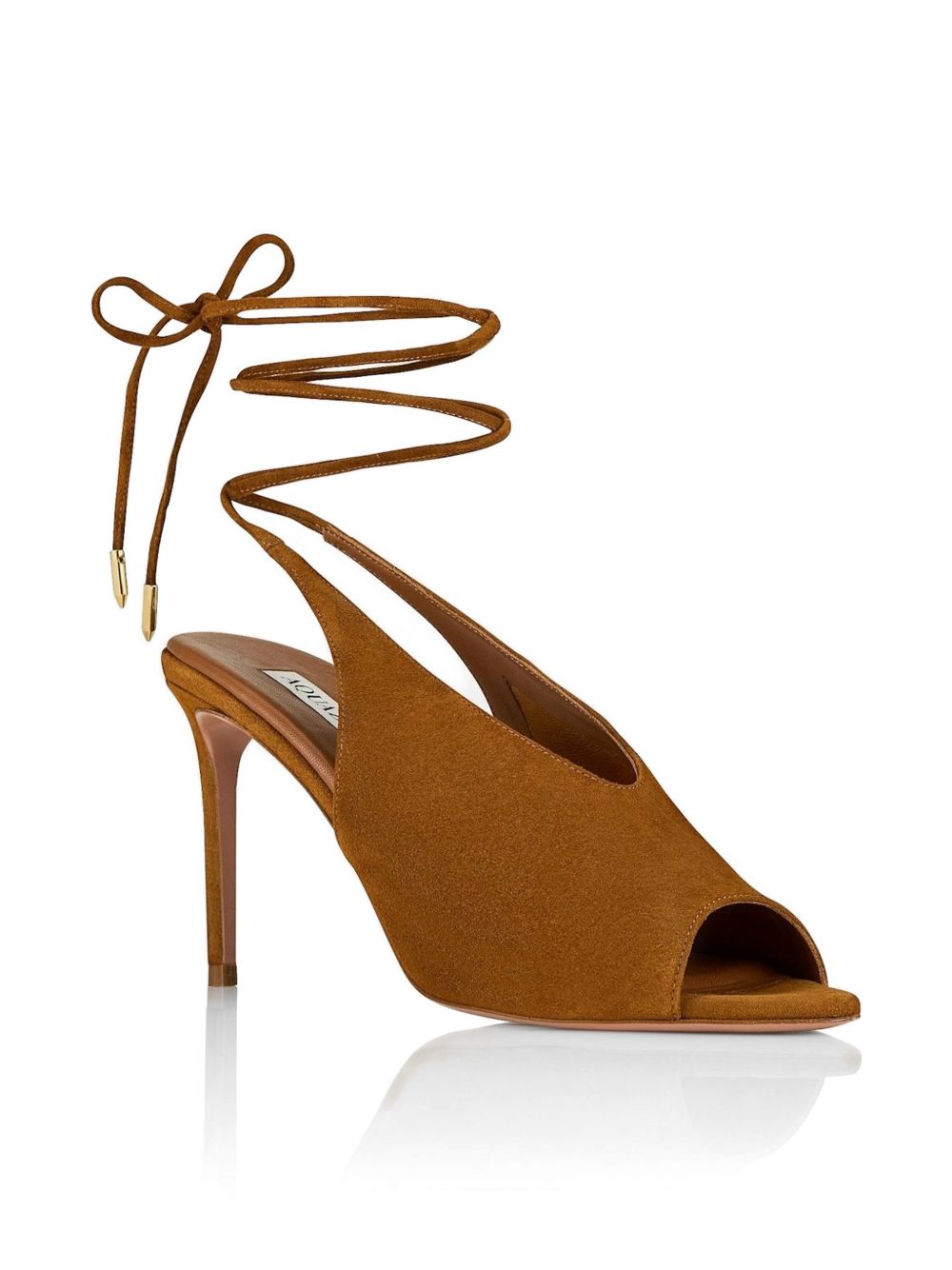 Sandali lais in marrone in marrone Aquazzura - donna 