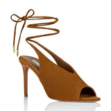 Sandali lais in marrone in marrone Aquazzura - donna 