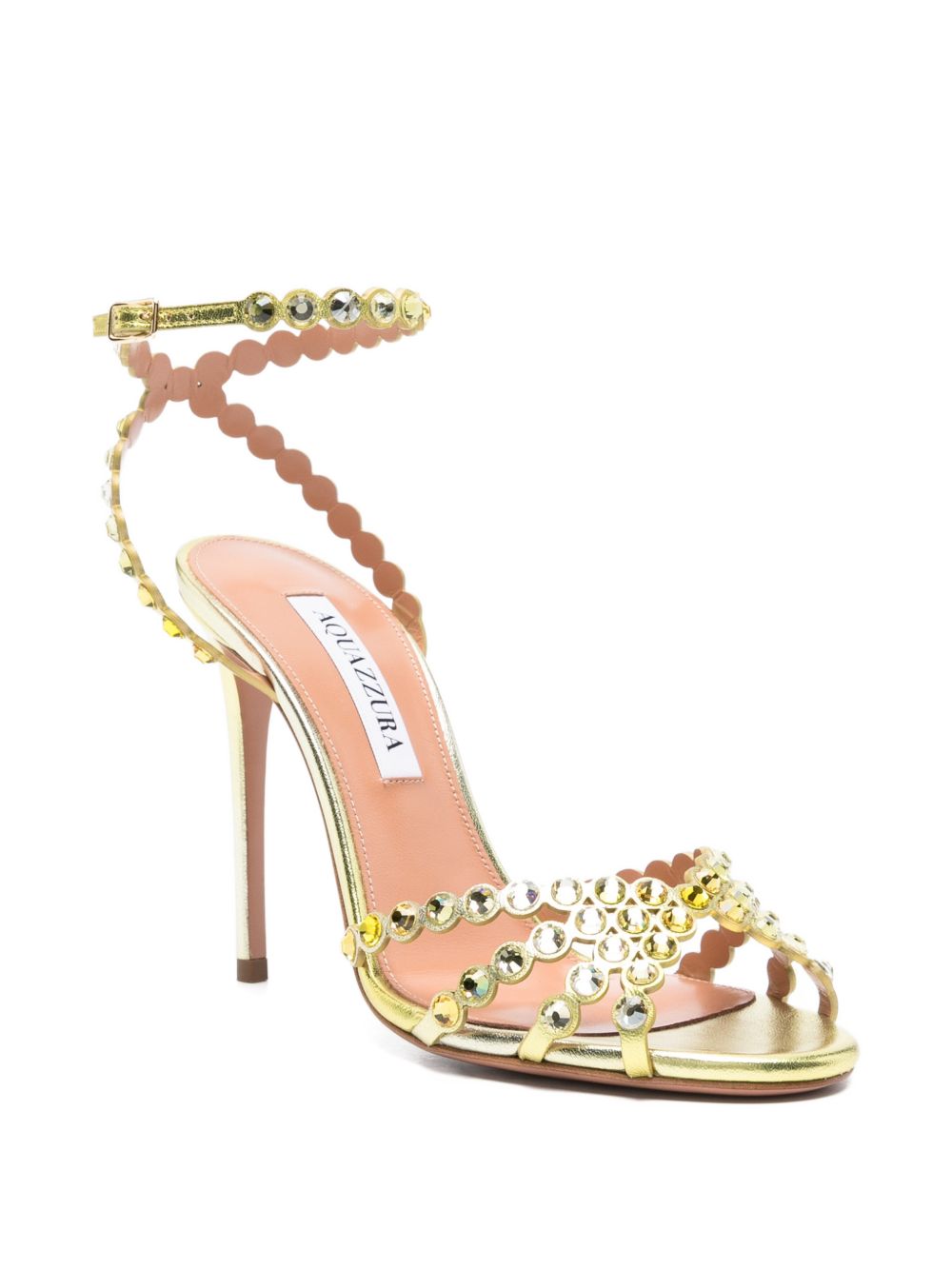 Sandali tequila in oro Aquazzura - donna 